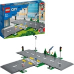 LEGO My City 60304 Stra&szlig;enkreuzung mit Ampeln Bausatz, Mehrfarbig