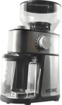 KOENIC KGC 2221 M Kaffeem&uuml;hle Edelstahl/Schwarz 200 Watt, Scheibenmahlwerk