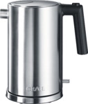 GRAEF WK 600 Wasserkocher, Edelstahl geb&uuml;rstet/Schwarz