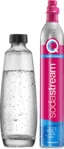 SODASTREAM Quick Connect Reservezylinder + 1 L Glasflasche Wassersprudler Zubeh&ouml;r