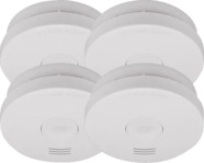 BRENNENSTUHL RM L 3100 4er Pack Rauchwarnmelder, Wei&szlig;