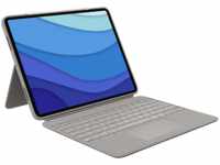 LOGITECH Combo Touch für iPad Pro 12.9 (5. und 6. Generation) Tastatur-Hülle Sand