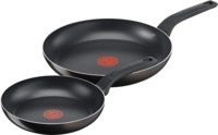 TEFAL B55490 Extra Cook & Clean 2-tgl. Pfannenset (Aluminium, Beschichtung: PTFE)