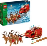 LEGO Iconic 40499 Schlitten des Weihnachtsmanns Bausatz, Mehrfarbig