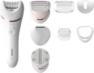 PHILIPS BRE735/00 Series 8000 Epilierer, Wei&szlig;