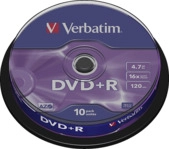 VERBATIM 43498 DVD+R 16X Rohling