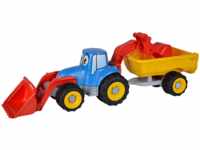 SIMBA TOYS Traktor mit Anhänger Spielzeugauto Mehrfarbig