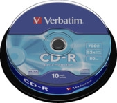 VERBATIM 43437 Extra Protection / Schutz SC CD-R 52X Rohling