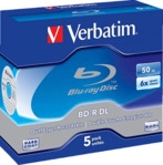 VERBATIM 43748 BD-R DUAL 50GB 6X Rohling