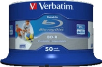 VERBATIM 43812 BD-R Single Layer HTL 25GB 6X Rohling