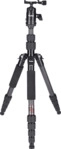 ROLLEI Compact Traveler No.1 Carbon Dreibein Stativ, Schwarz, H&ouml;he offen bis 1420 mm