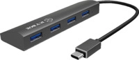 RAIDSONIC IB-AC6405-C, USB-Hub, Schwarz