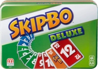 MATTEL GAMES Skip-Bo Deluxe in Metalldose Kartenspiel Mehrfarbig