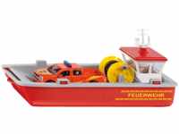 SIKU 2117 Feuerwehr Arbeitsboot Spielzeugmodellfahrzeug, Mehrfarbig