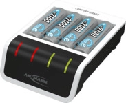 ANSMANN Comfort Smart + 4&times; AA 2100mAh Ladeger&auml;t Universal Ladestrom AAA: 400mA