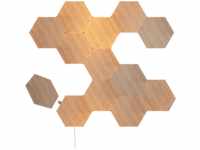 NANOLEAF Nanoleaf Elements Wood Look Hexagons Starter Kit kaltweiß, warmweiß