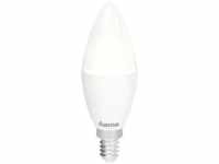 HAMA E14, 5.5 W WLAN-LED Lampe, App oder Sprachsteuerung, Warmweiß bis Tageslicht