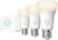 PHILIPS Hue White E27 3er Starter Set inkl. Dimmschalter Warmwei&szlig;