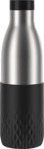 EMSA N31111 Bludrop Sleeve Trinkflasche Edelstahl/Schwarz
