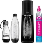 SODASTREAM Terra Vorteilspack Wassersprudler Schwarz