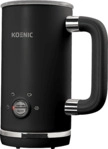 KOENIC KMF 15321 B Milchaufsch&auml;umer, Schwarz/Edelstahl, 500 Watt, 0,3 l