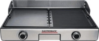 GASTROBACK 42524 Plancha & BBQ Design Elektrogrill, Silber/Schwarz (2000 Watt)