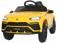 JAMARA Ride-on Lamborghini Urus gelb 2,4GHz 12V Ride-On Kinderfahrzeug, Gelb