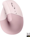 LOGITECH Lift Vertikale Ergonomische Maus, Rose
