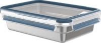 EMSA N11505 Clip & Close 1.2 L Frischhaltedose Edelstahl/Blau