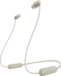 SONY WI-C100, In-ear Kopfh&ouml;rer Bluetooth Cremefarben