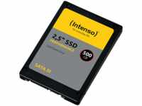 INTENSO Performance Festplatte, 500 GB SSD SATA 6 Gbps, 2,5 Zoll, intern