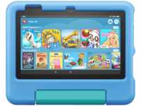 AMAZON Fire 7 Kids (2022), Tablet, 16 GB, Zoll, Schwarz, Blau