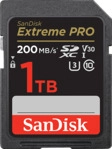 SANDISK Extreme PRO&reg; UHS-I, SDXC Speicherkarte, 1 TB, 200 MB/s