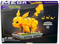 MEGA Pokémon Motion Pikachu bewegliches Bauset Bauset, Mehrfarbig