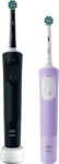 ORAL-B Vitality Pro Duopack Elektrische Zahnb&uuml;rste Schwarz/Lila,