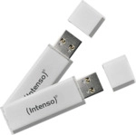 INTENSO Ultra Line Doppelpack USB-Stick, 64 GB, 70 MB/s, Silber