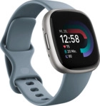 FITBIT Versa 4 Smartwatch Aluminium Elastomer, S/L, Waterfall Blue/Platinum