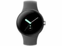 GOOGLE Pixel Watch Wi-Fi Smartwatch Edelstahl Fluorkautschuk, 130–210 mm,...