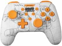 KONIX Naruto Controller Weiß für Nintendo Switch, PC