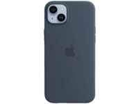 APPLE Silikon Case mit MagSafe, Backcover, Apple, iPhone 14 Plus, Sturmblau