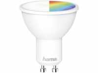 HAMA App und Sprachsteuerbare GU10 RGBW WLAN-LED - Lampe Multi-Colour