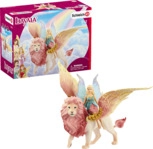 SCHLEICH 70714 - BAYALA&reg; Elfe auf gefl&uuml;geltem L&ouml;we Spielfigur Mehrfarbig