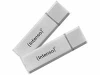 INTENSO Ultra Line Doppelpack USB-Stick, 32 GB, 70 MB/s, Silber