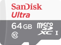 SANDISK Ultra UHS-I mit Adapter f&uuml;r Tablets, Micro-SDXC Speicherkarte, 64 GB, 120