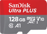 SANDISK Ultra&reg; PLUS microSDXC&trade;‐UHS‐I‐Karte, Micro-SDXC Speicherkarte, 128