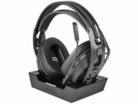 NACON Kabelloses Headset mit Basisstation, Over-ear Gaming Schwarz