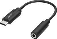 HAMA USB-C-Stecker auf 3.5-mm-Klinke-Buchse, Audio-Adapter