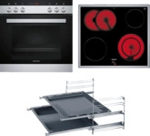 SIEMENS EQ411TA10 iQ100 (Backofen), iQ300 (Kochfeld), Einbauherdset (Elektrokochfeld,
