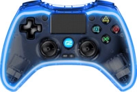 READY 2 GAMING PS4 Pro Pad X LED Controller Transparent / Blau f&uuml;r PlayStation...
