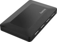 HAMA 4-fach, USB Hub, Schwarz